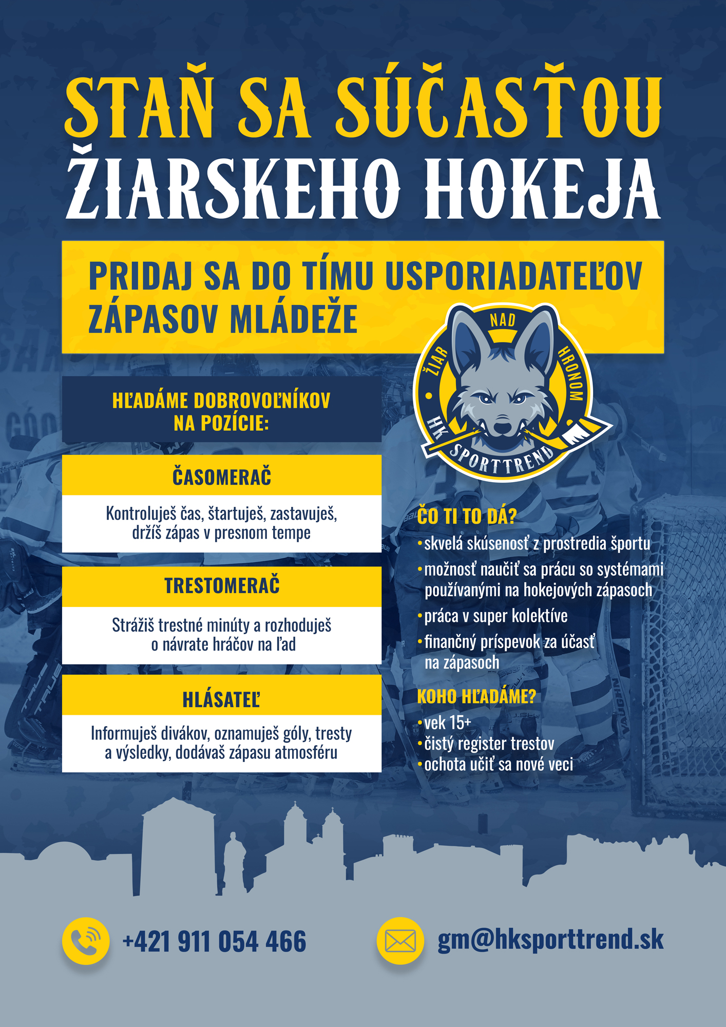 Pridaj sa k n&aacute;m: Usporiadateľ