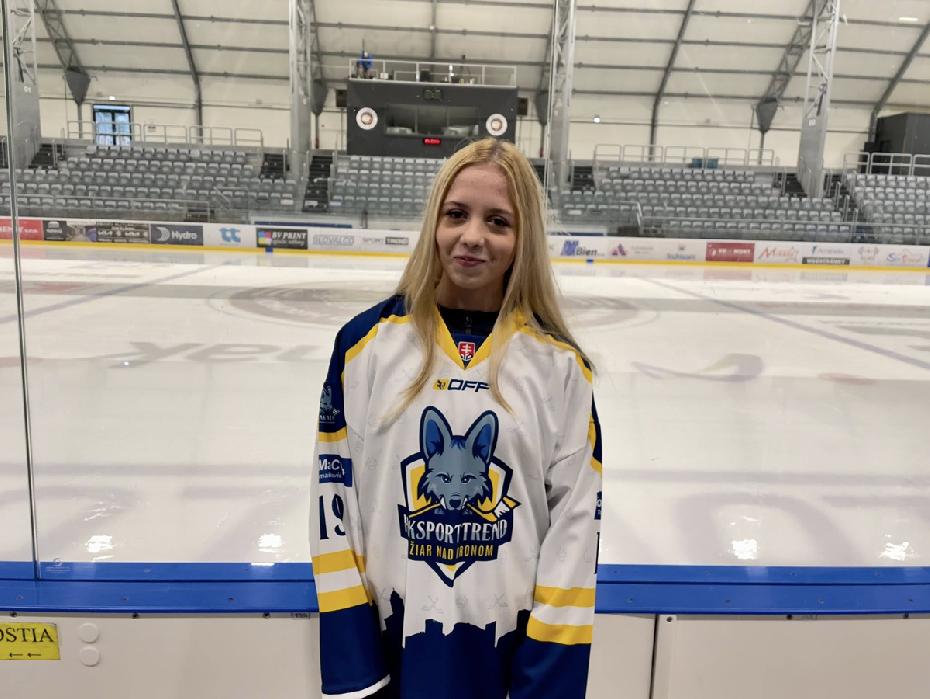 Nina Šimová v reprezentačnom drese SR 18. Verí, že v našom klube bude môcť ďalej športovo rásť